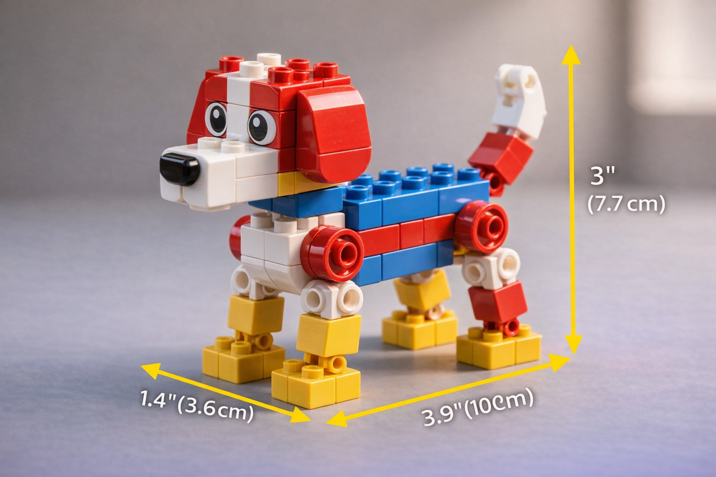 Buildable Puppy — Building Blocks Toy Set (130 PCS)