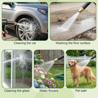 SVOZK® Portable High Pressure Water Sprayer, Adjustable Garden Hose Nozzle Sprayer, Car Washing & Maintenance Tool