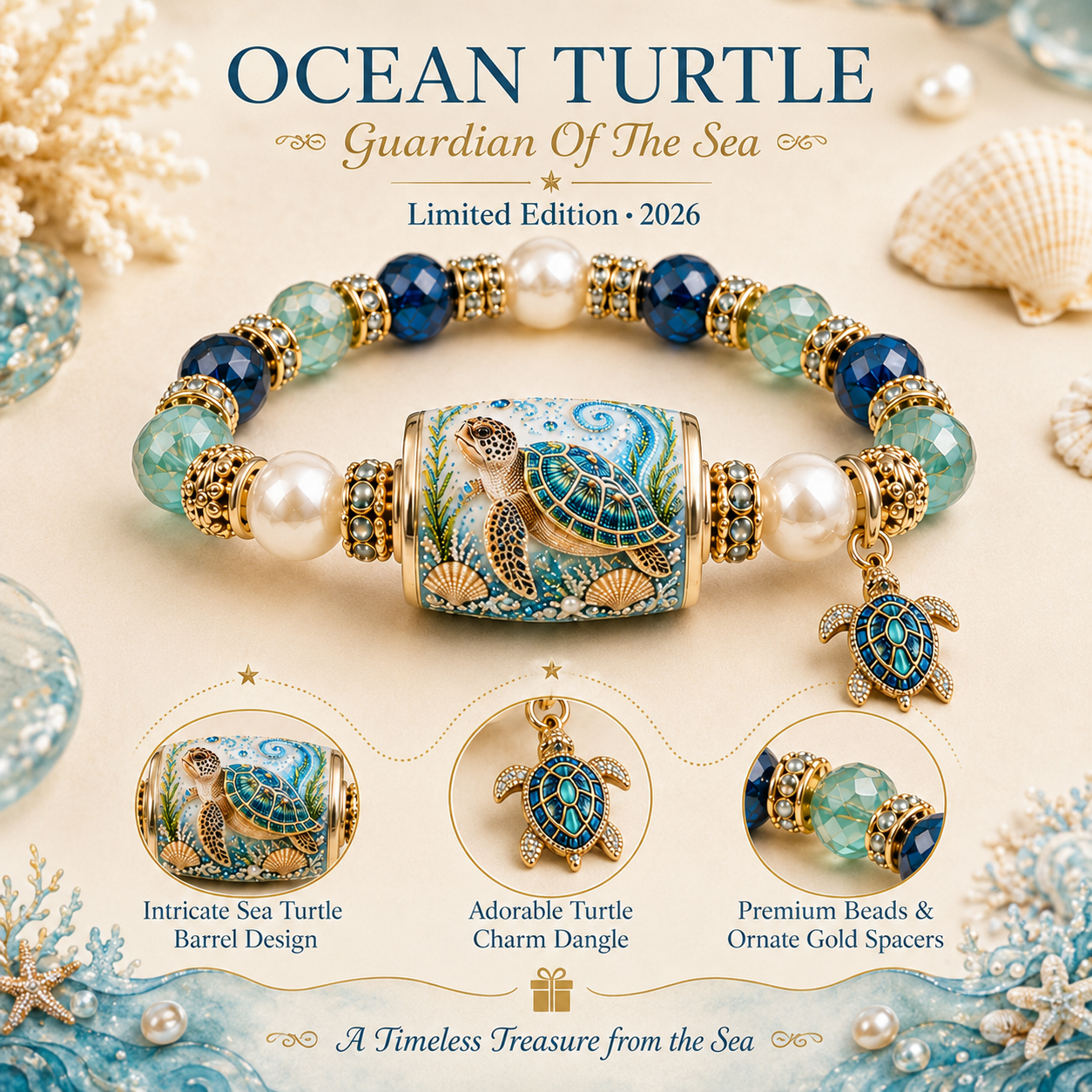 😆 Surprise！! Add Another CZTICLE® Ocean Guardian Bracelet & Save 70% Instantly!