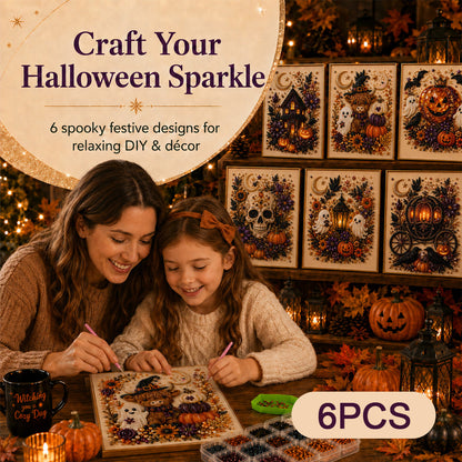 🔥 Last Day: 49% Off – SVOZK®👻✨ Halloween Bead Art DIY Kit – Turn tiny beads into cute yet spooky magic