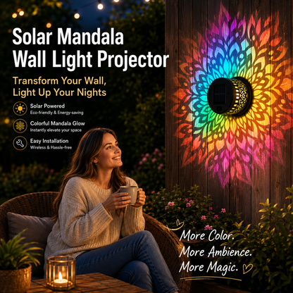🎉 Buy a 2nd REBYIPO® Solar Mandala Projection Light Today & Get EXTRA 30% OFF! ✨🌙