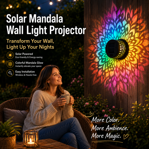🎉 Buy a 2nd REBYIPO® Solar Mandala Projection Light Today & Get EXTRA 30% OFF! ✨🌙
