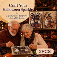 👻Haunted House &🐮Highland Cow Wizard - Includes 2 Designs