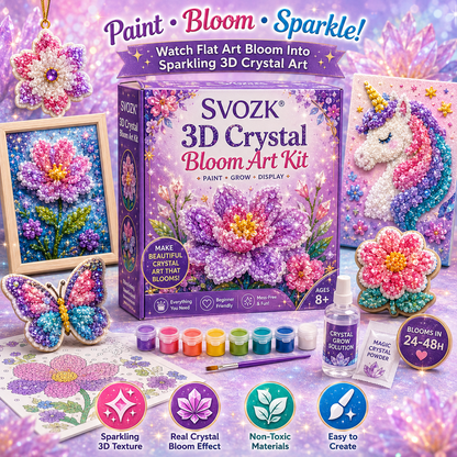 ⏳ Your Only Chance! Unlock 50% OFF on SVOZK® 3D Crystal Bloom Art Kit — This Exclusive Offer Won’t Return 🌸