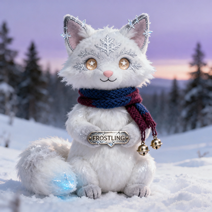 Frostlin Winter Glow Plush (Collector-Style Snow Fox)