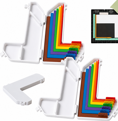 😆 Surprise! Your 2nd IEY® 7-Piece Paper Crafting Alignment Guide Set with Storage Case – Precision Layering Made Easy Is Now 70% OFF