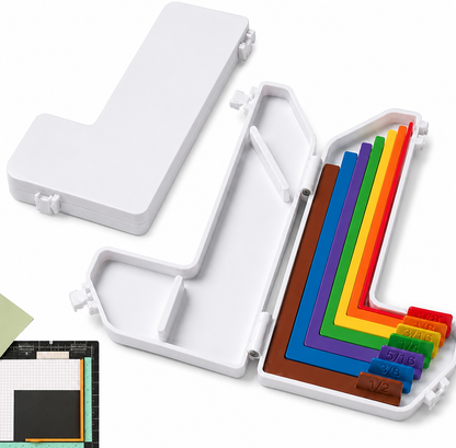 😆 Surprise! Your 2nd IEY® 7-Piece Paper Crafting Alignment Guide Set with Storage Case – Precision Layering Made Easy Is Now 70% OFF