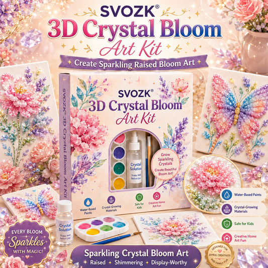 ⏳ Your Only Chance! Unlock 50% OFF on SVOZK® 3D Crystal Bloom Art Kit — This Exclusive Offer Won’t Return 🌸