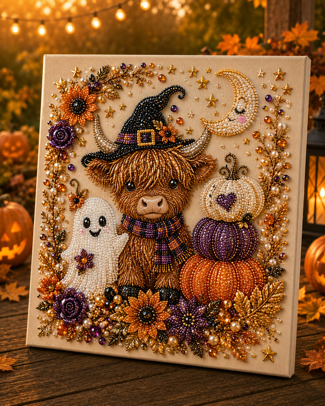 🔥 Last Day: 49% Off – SVOZK®👻✨ Halloween Bead Art DIY Kit – Turn tiny beads into cute yet spooky magic