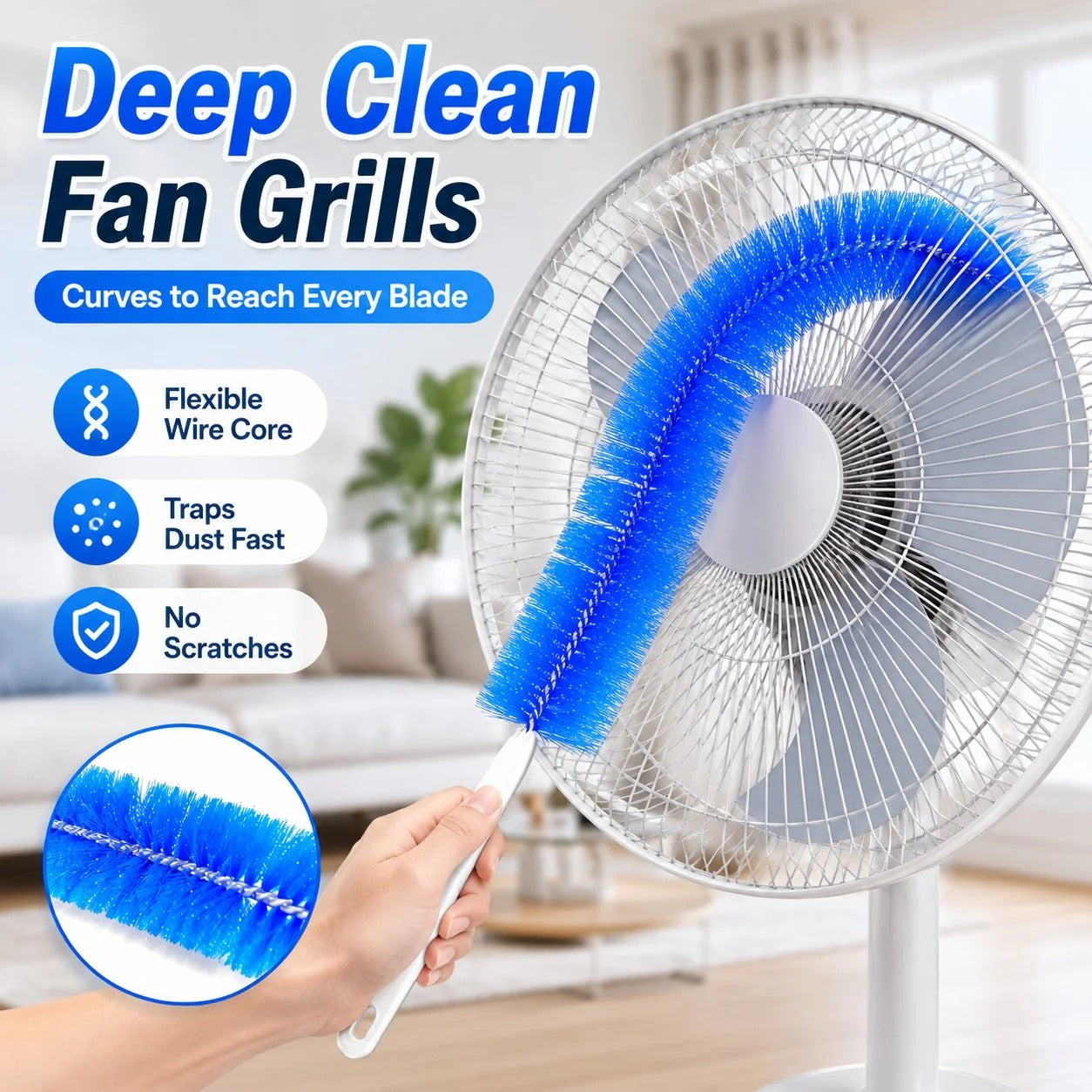✨ Add a 2nd Billhol® Flexible Ceiling & Fan Dust Magnet Today & Enjoy 50% OFF the Second One! 🧹