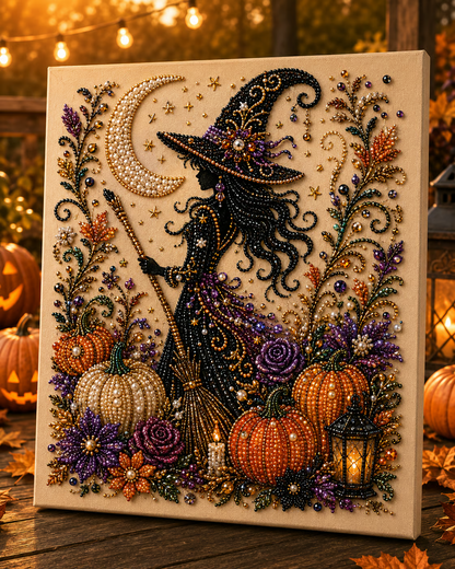 🔥 Last Day: 49% Off – SVOZK®👻✨ Halloween Bead Art DIY Kit – Turn tiny beads into cute yet spooky magic