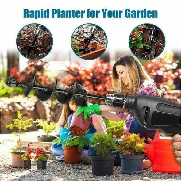 SVOZK® 🌞Fris De Lente In Met 50% Korting!Tuinboor Spiraalboor voor Boormachine – Snel en Moeiteloos Planten van Bloembollen en Zaailingen